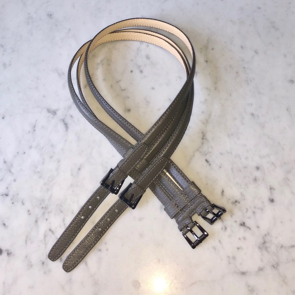 Kenneth Cole Triple Panel Leather Belt - Picture 3 of 11